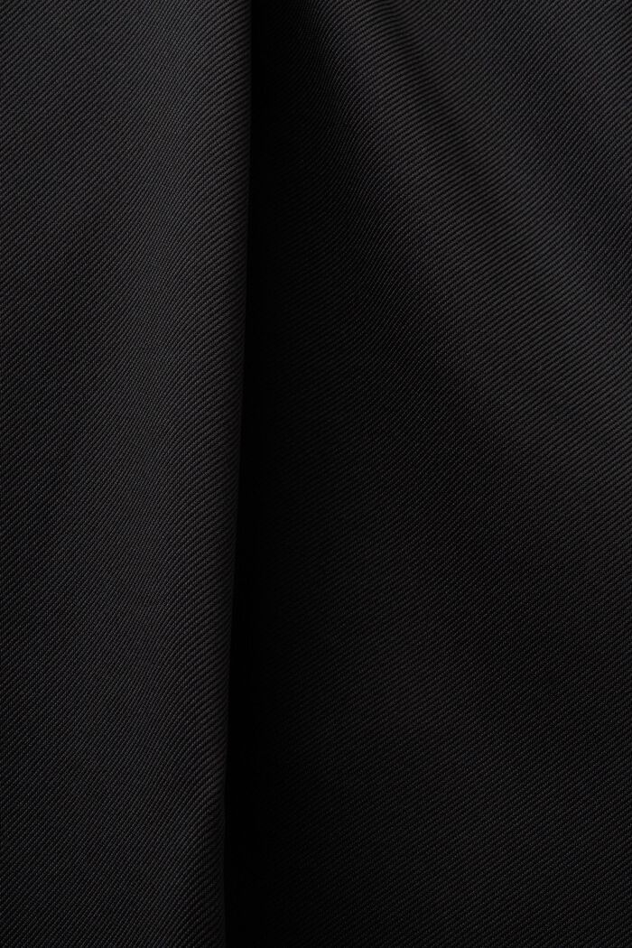 中性混搭單排扣西裝外套, 黑色, detail image number 5
