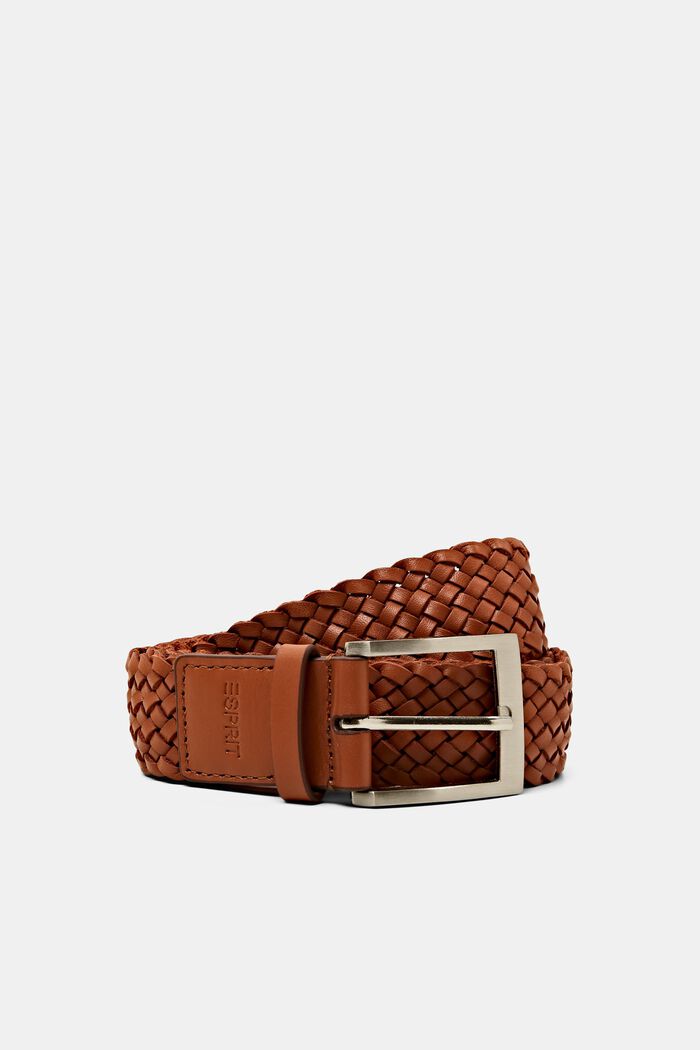 Belts leather, 棕色, detail image number 0