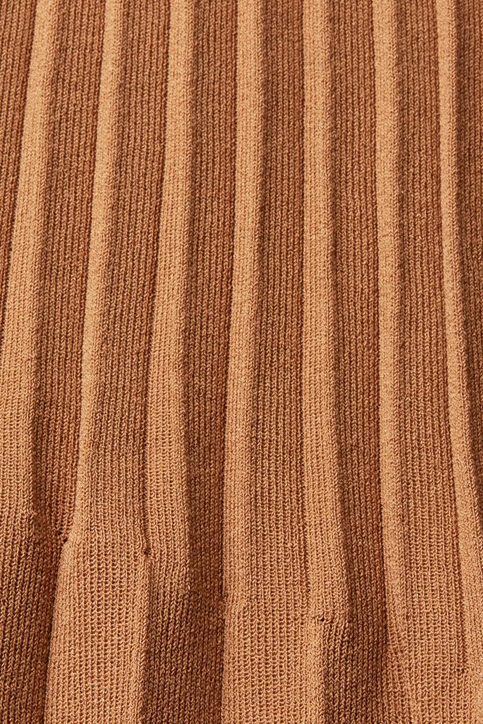 Pleated midi skirt, BROWN, detail image number 1