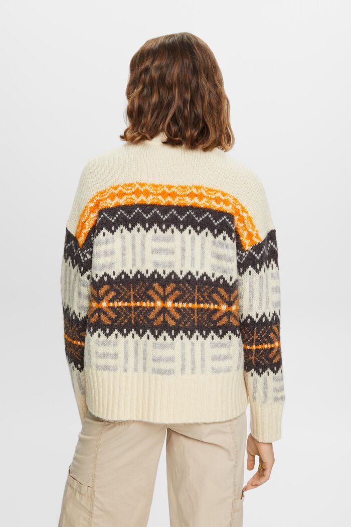 Jacquard Crewneck Sweater, ICE, detail image number 3
