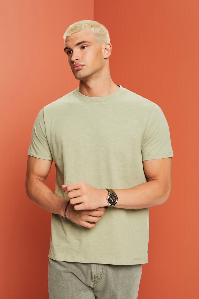 Jersey t-shirt, 100% cotton, LIGHT GREEN, detail image number 0