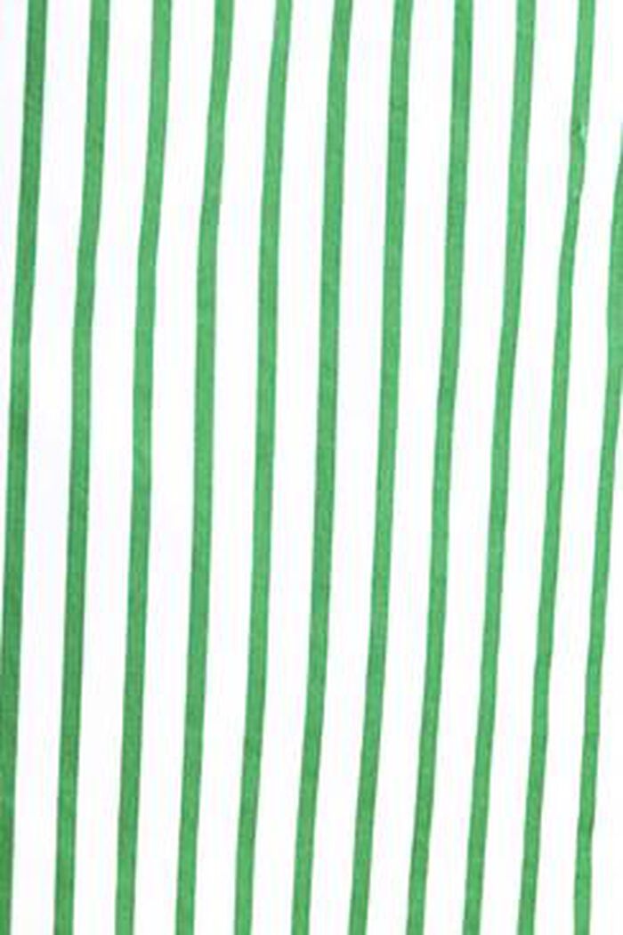 Striped Cotton-Poplin Shirt, GREEN, detail image number 4