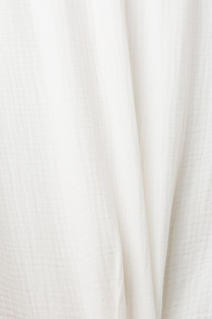 再生棉質平紋細布襯衫, 白色, detail image number 6