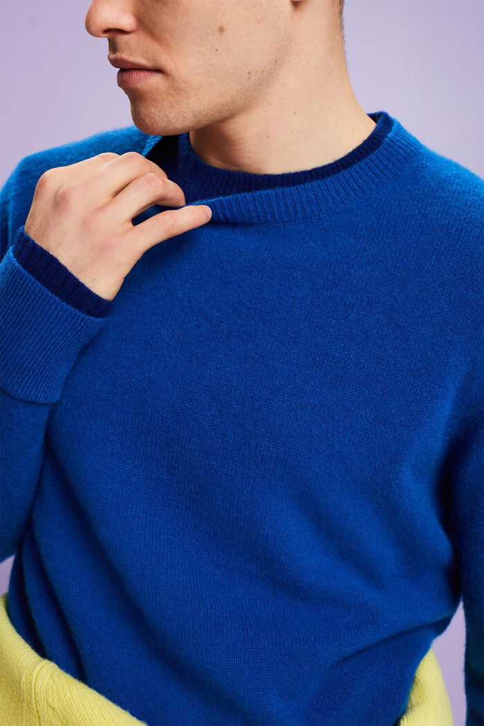 Cashmere Pullover, BRIGHT BLUE, detail image number 2