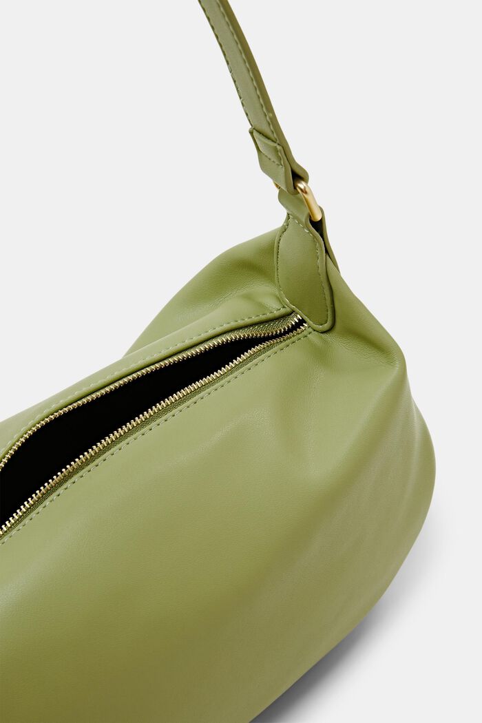 Half-Moon Shoulder Bag, LIGHT GREEN, detail image number 3