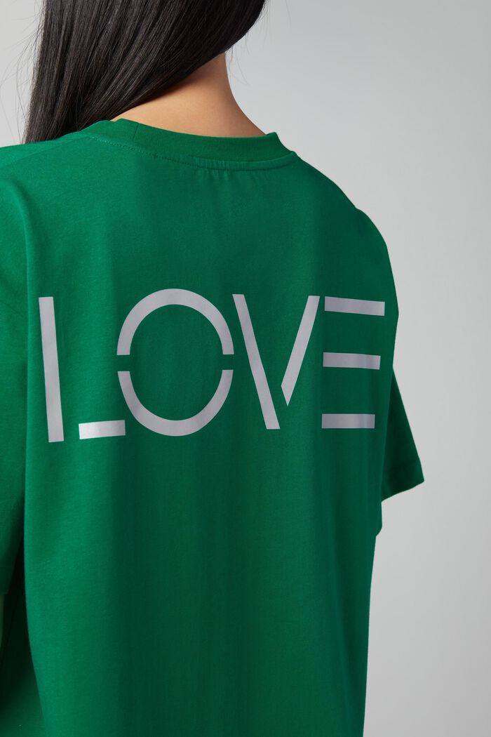Unisex T-shirt with a back print, GREEN, detail image number 0