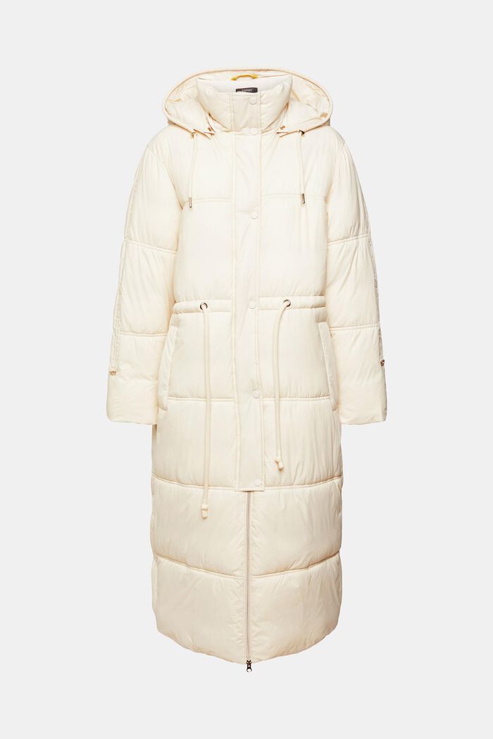 Oversized puffer coat with drawstring waist, ICE, detail image number 6