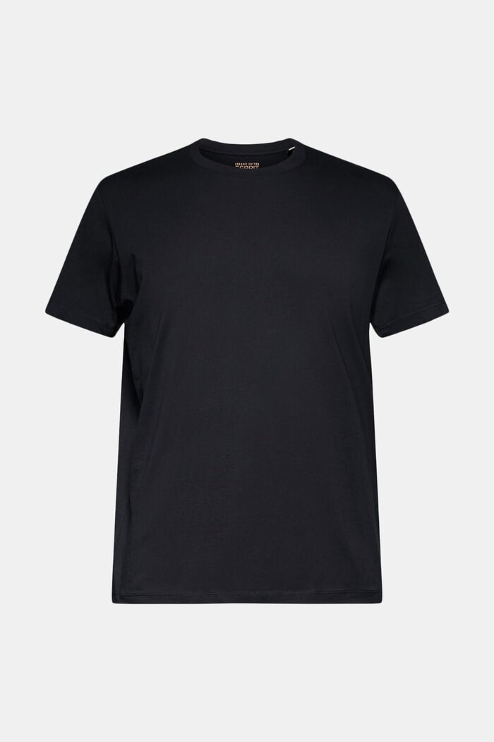 針織 T 恤, 黑色, detail image number 6