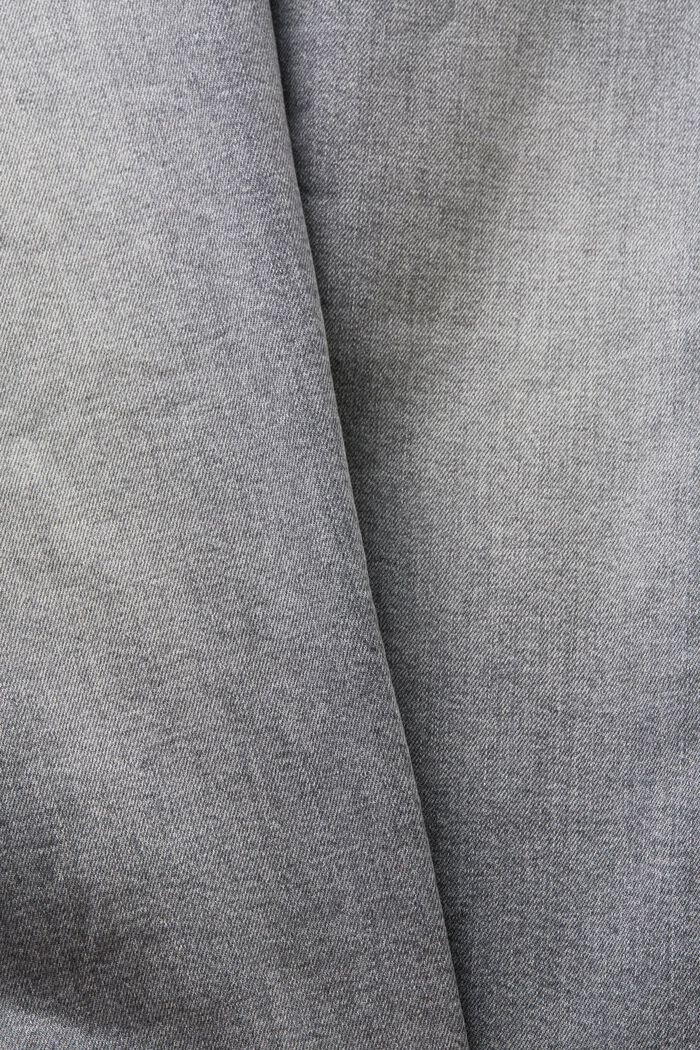 修身錐形牛仔褲, GREY MEDIUM WASHED, detail image number 5