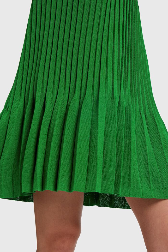 Pretty Pleats 百褶修腰連身傘裙, 綠色, detail image number 0