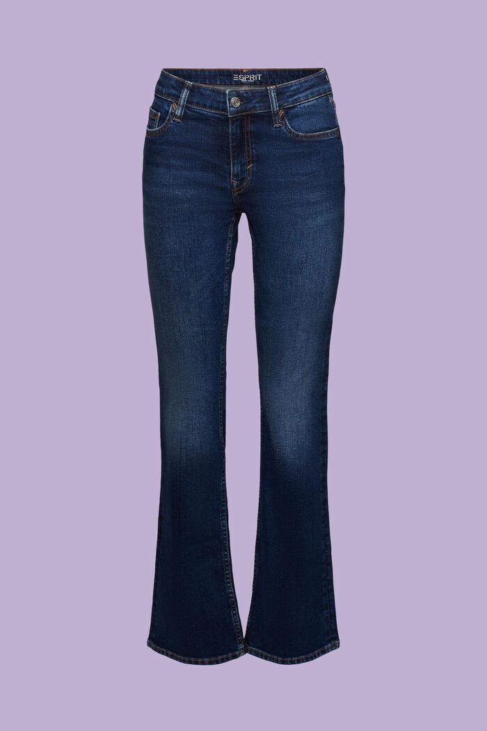 Mid-Rise Bootcut Jeans, BLUE DARK WASHED, detail image number 6