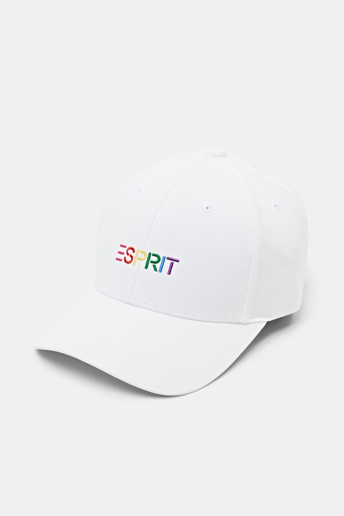 ‌刺繡棒球帽, 白色, detail image number 0