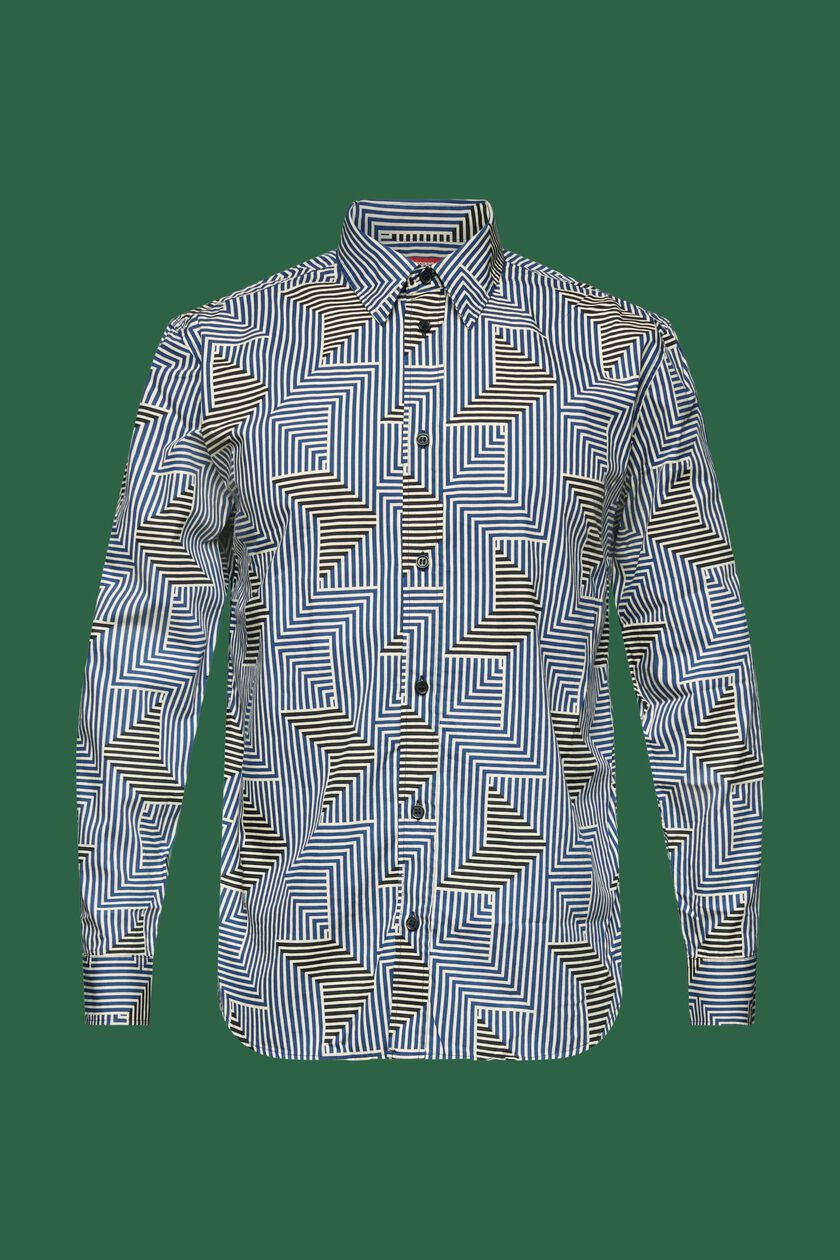 Geometric Print Regular Fit Shirt