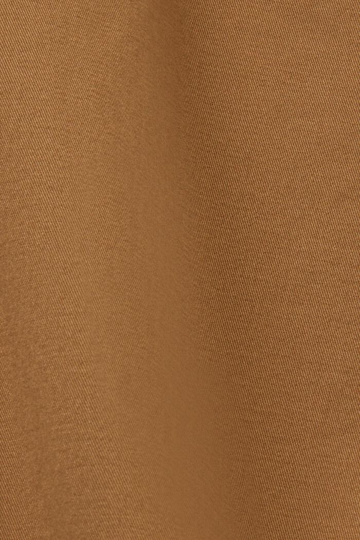 Cotton-Twill Straight Chinos, CAMEL, detail image number 6