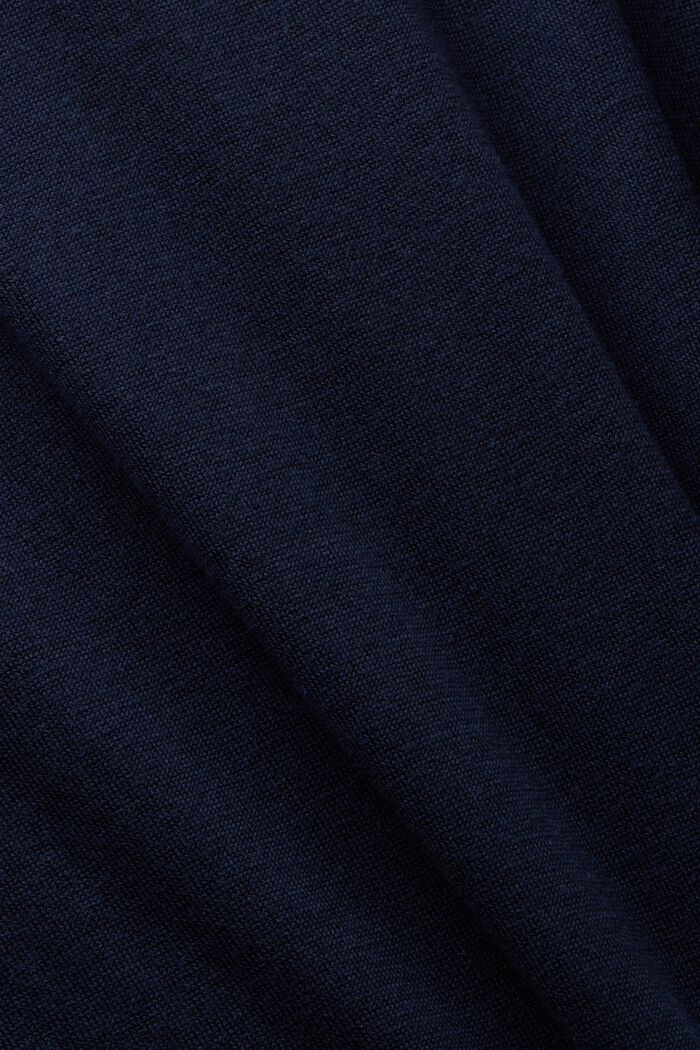 針織短袖POLO風恤衫, 海軍藍, detail image number 5