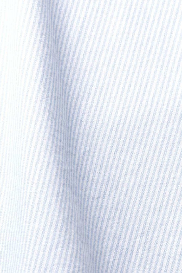 長袖牛津條紋女裝襯衫, 淺藍色, detail image number 1