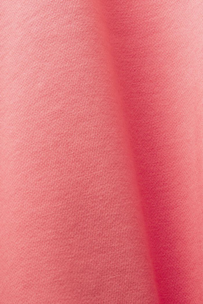 ‌有機棉LOGO標誌圓領衛衣, 粉紅色, detail image number 5