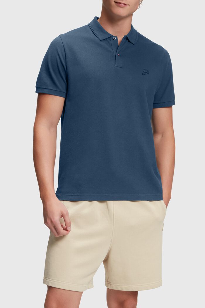 Dolphin Tennis Club Classic Polo, DARK BLUE, detail image number 0