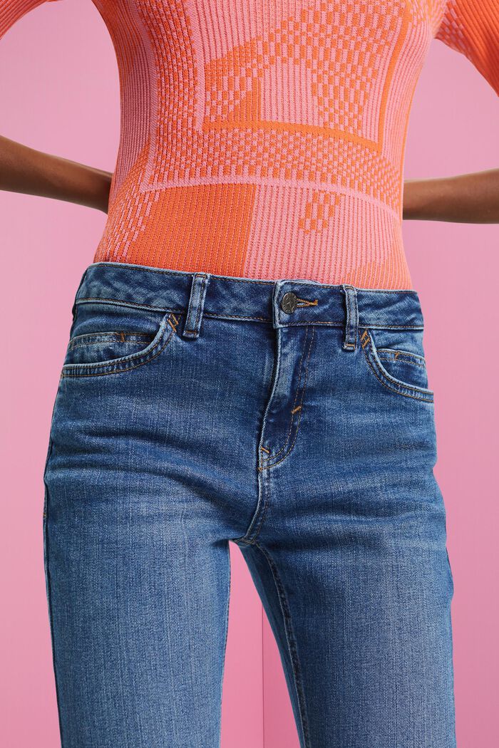 Mid-rise slim fit jeans, BLUE MEDIUM WASHED, detail image number 2