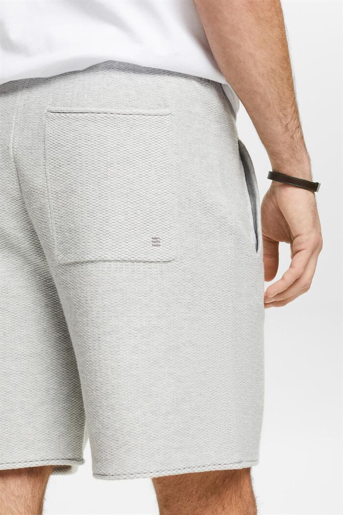 ‌針織棉質短褲, 淺灰色, detail image number 3