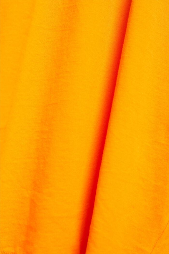 LOGO印花平織布T恤, 橙色, detail image number 5