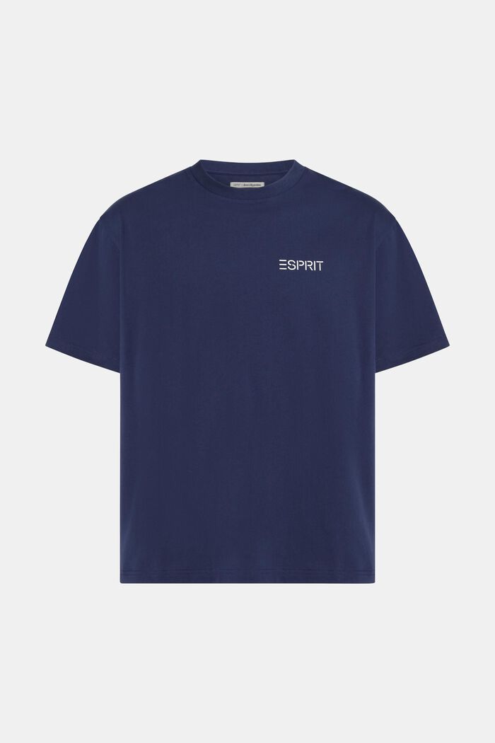 首爾版印花T恤, 海軍藍, detail image number 4