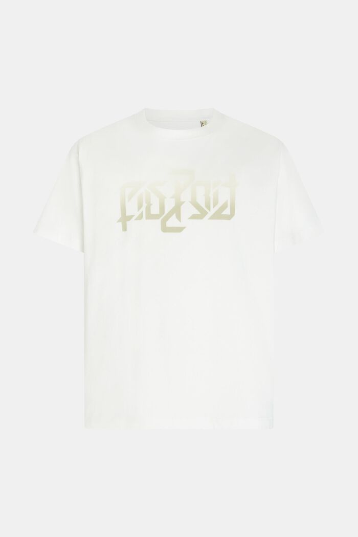 Ambigram 方形印花 T 恤, 白色, detail image number 2