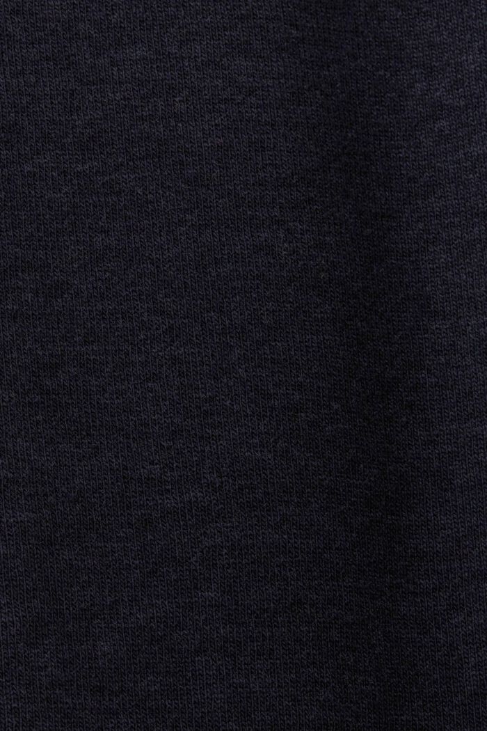 T-shirt with front print, BLACK, detail image number 6