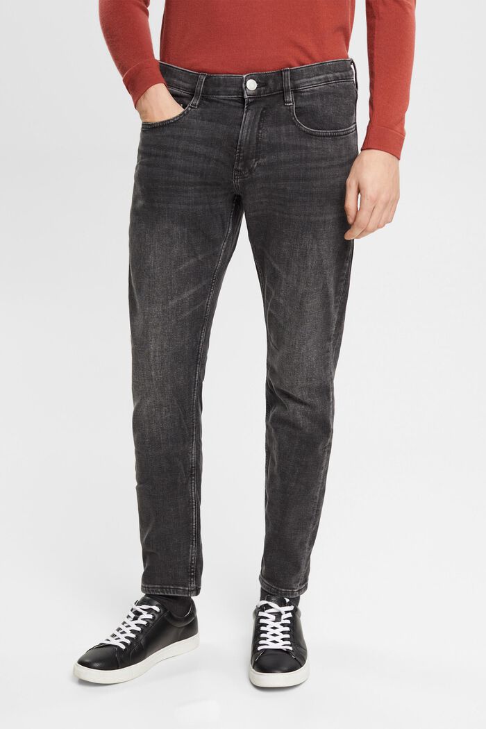 Slim fit jeans, BLACK MEDIUM WASHED, detail image number 0