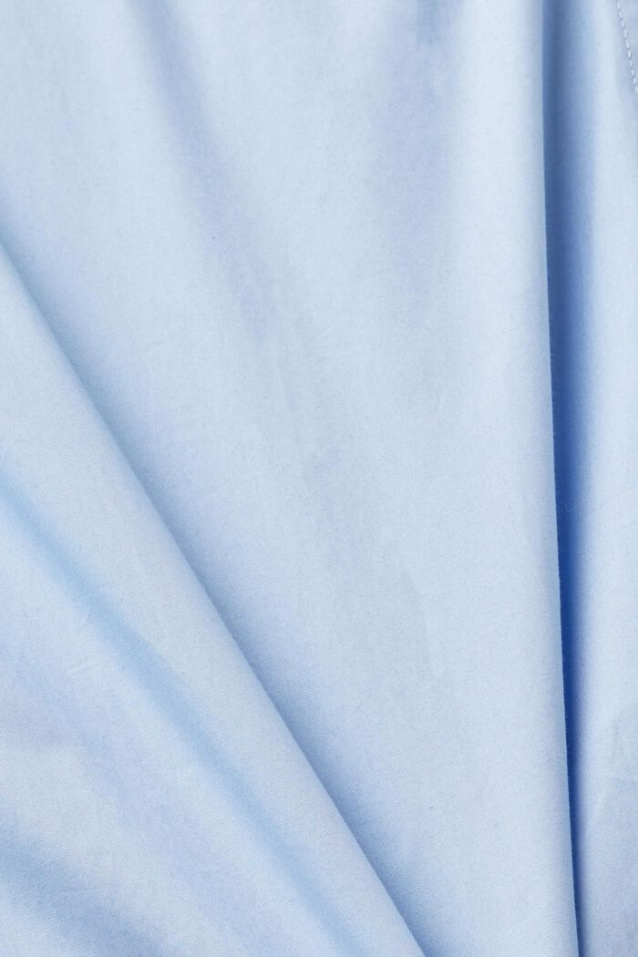 棉質扣角領襯衫, 淺藍色, detail image number 4