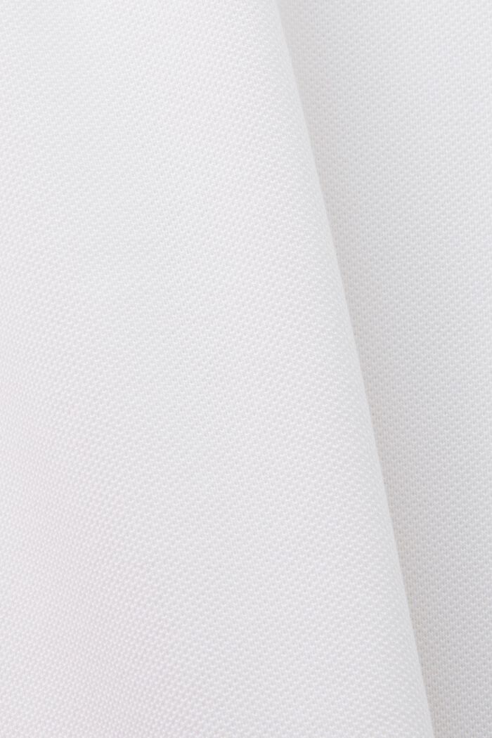 雙色珠地POLO衫, 白色, detail image number 4