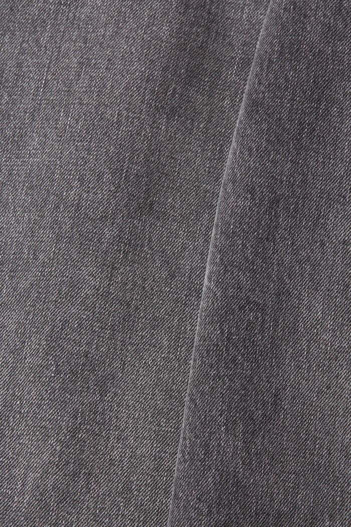 Crossed High-Rise Wide Tapered Jeans, BLACK MEDIUM WASHED, detail image number 4