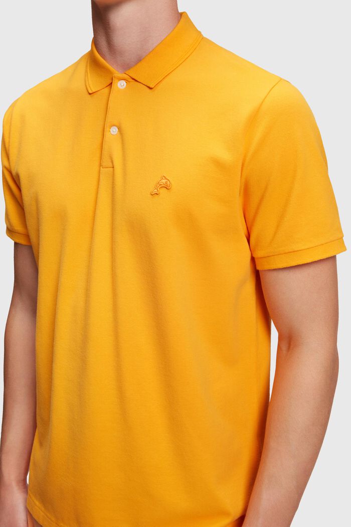 Dolphin Tennis Club Classic Polo, ORANGE, detail image number 2