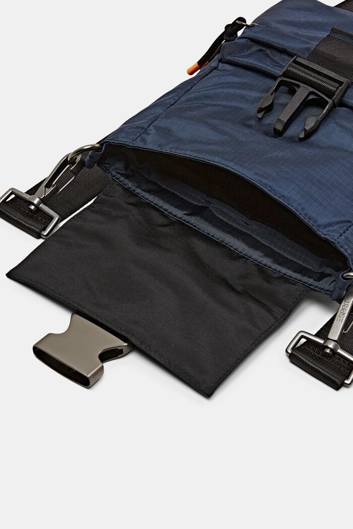 Ripstop shoulder bag, PETROL BLUE, detail image number 3