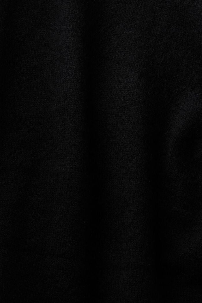 Cashmere V-Neck Cardigan, BLACK, detail image number 5