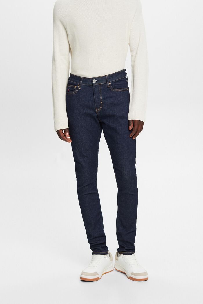 Mid-Rise Skinny Jeans, BLUE RINSE, detail image number 0
