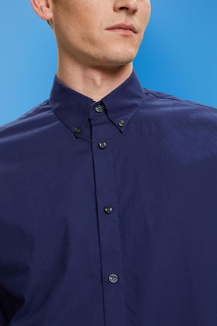 扣角領襯衫, 海軍藍, detail image number 2