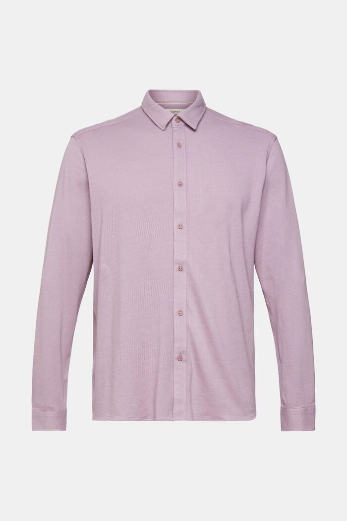 紋理襯衫, 淺紫色, detail image number 2