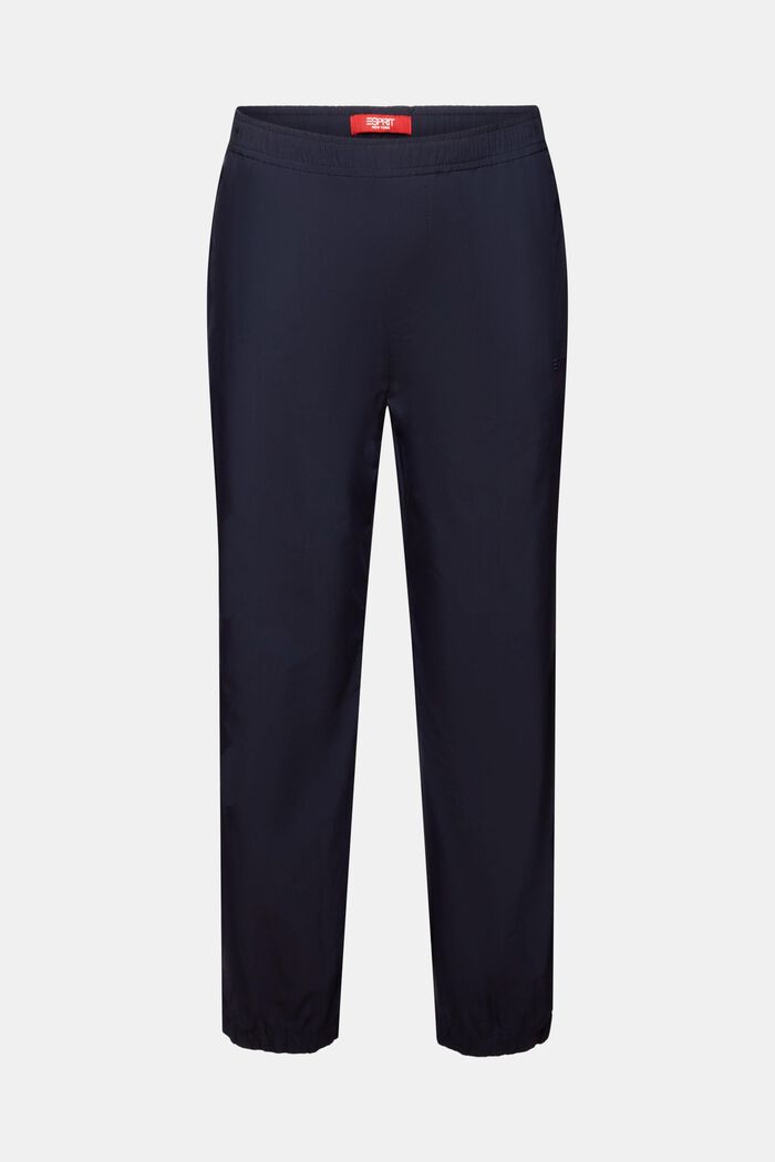 Pull-on trousers, cotton blend, NAVY, detail image number 6