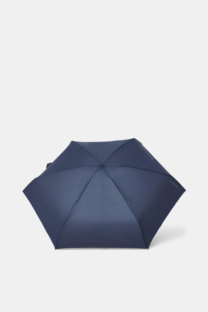 環保防水迷你口袋雨傘, 藍色, detail image number 0