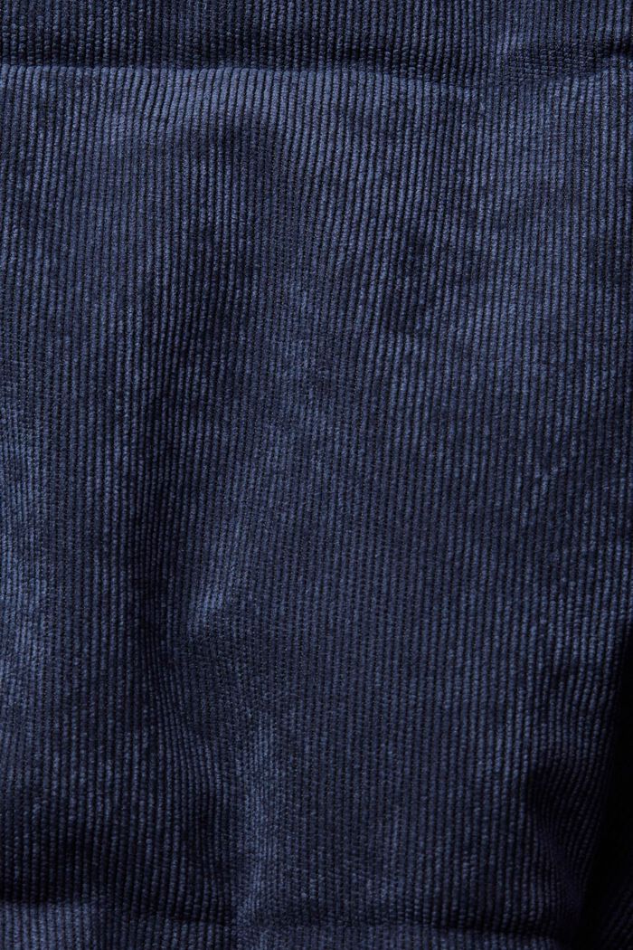 Corduroy puffer jacket, NAVY, detail image number 1