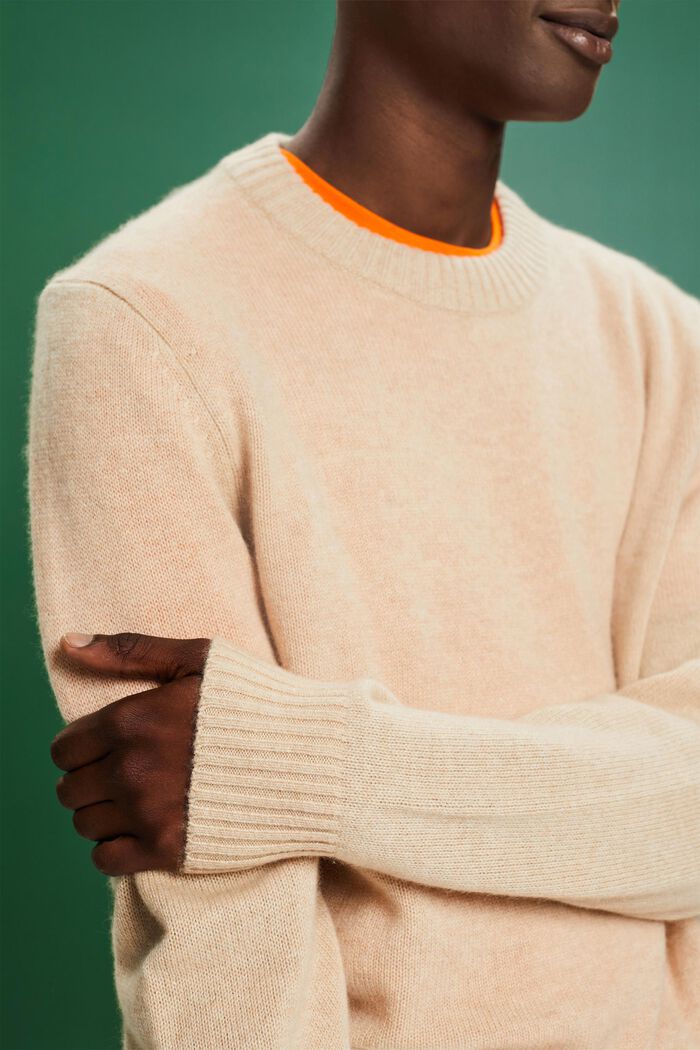 Cashmere sweater, SAND, detail image number 3