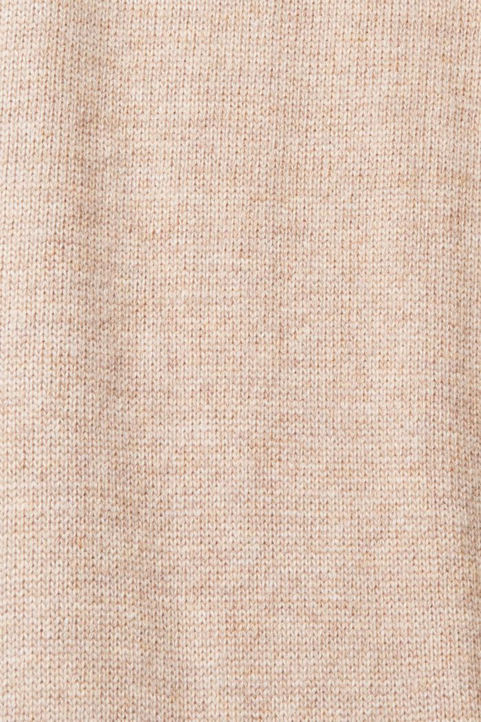 混紡羊毛針織長褲, 淺灰褐色, detail image number 1