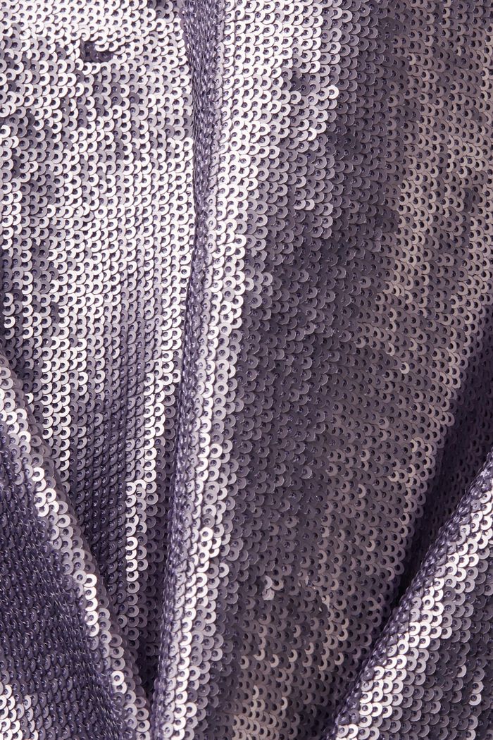 ‌亮片緞面長褲, 淺紫色, detail image number 6