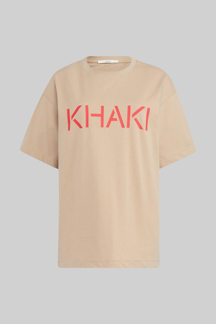 Color Capsule T-shirt, KHAKI BEIGE, detail image number 1