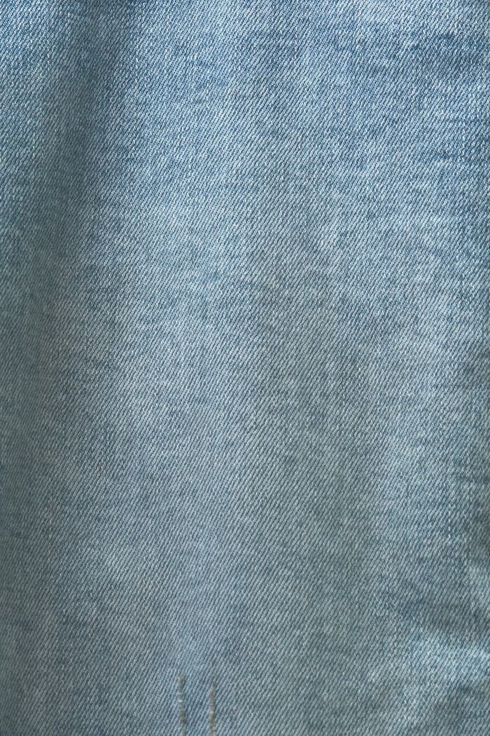 Mid-Rise Slim Stretch Jeans, BLUE LIGHT WASHED, detail image number 6