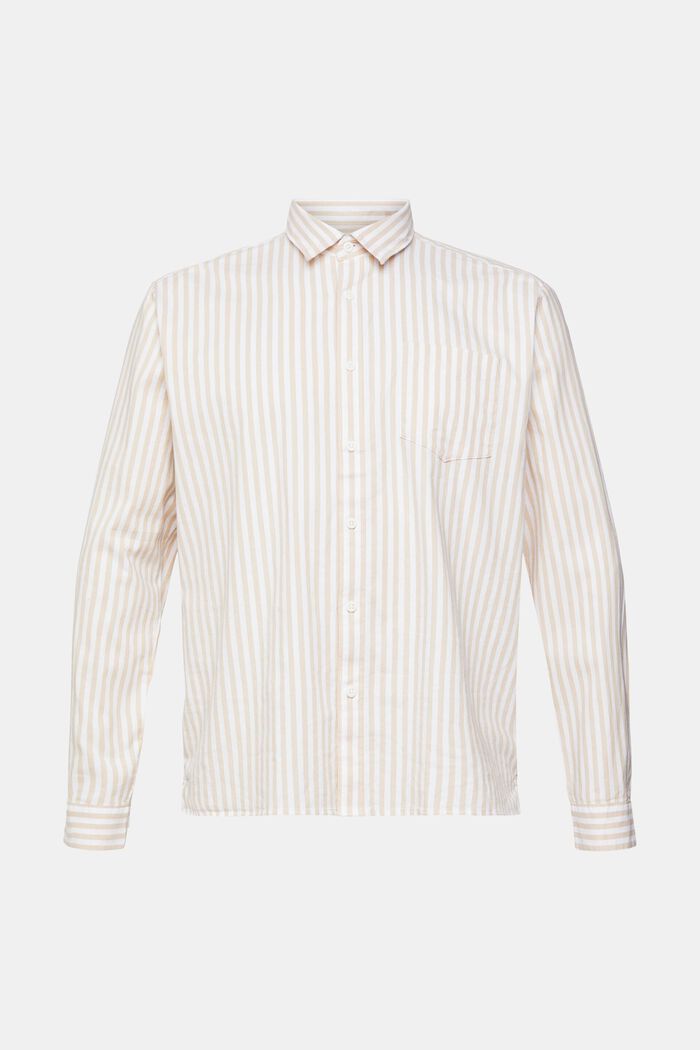 Striped shirt, CREAM BEIGE, detail image number 2
