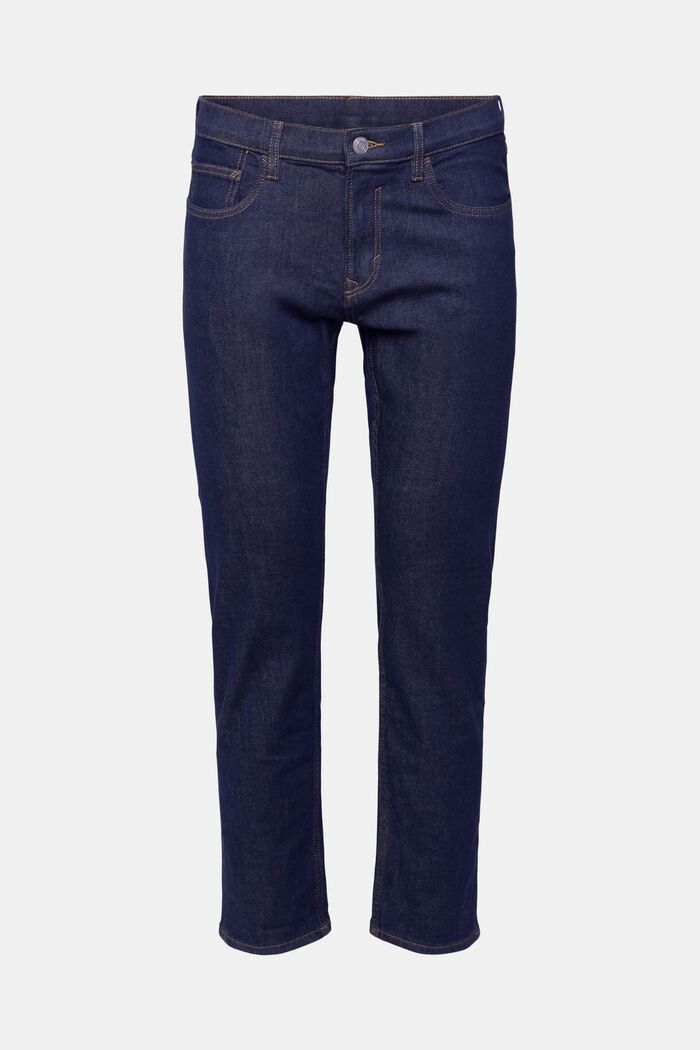 Slim fit stretch jeans, Dual Max, BLUE RINSE, detail image number 7