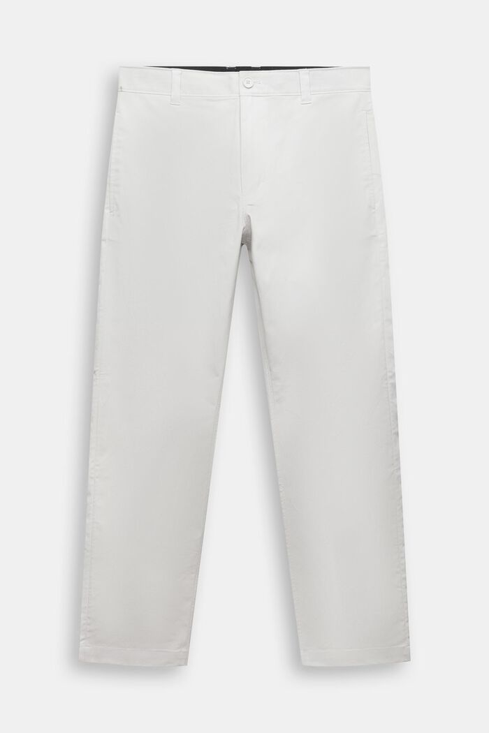 Stretch-Twill Straight Chino Pants, LIGHT GREY, detail image number 6