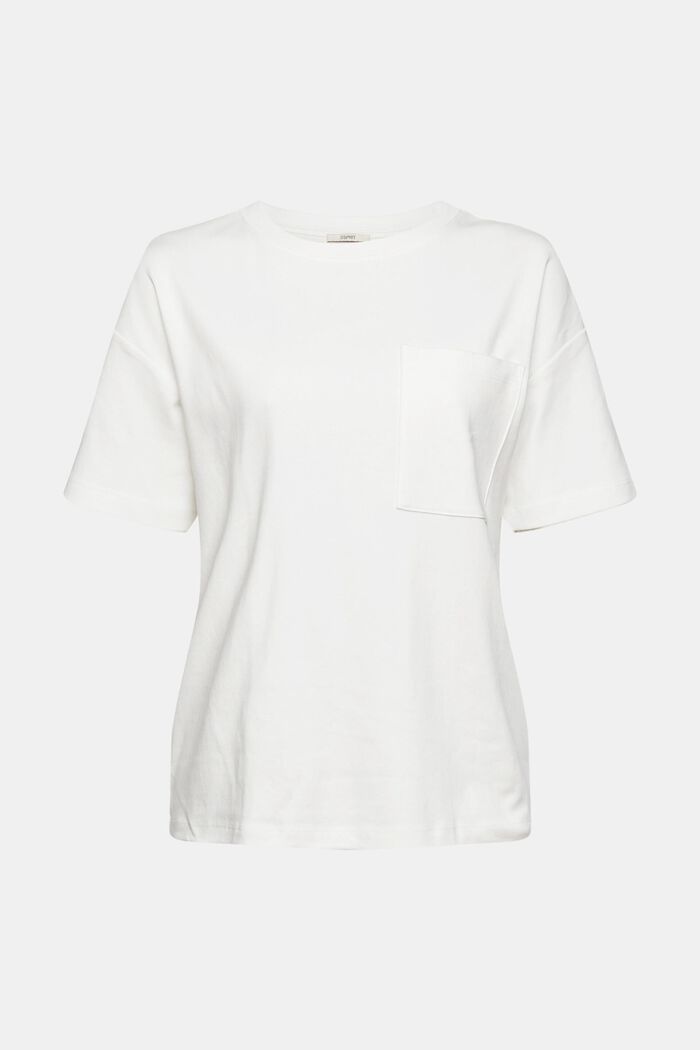胸前口袋 T 恤, 白色, detail image number 2